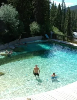 Granite Hot Springs in Wyoming